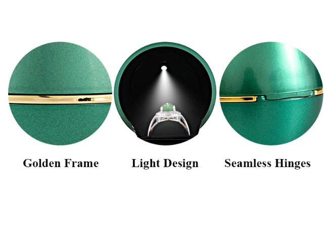 rose shaped ring box