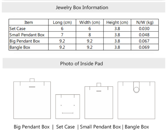 necklace packaging box