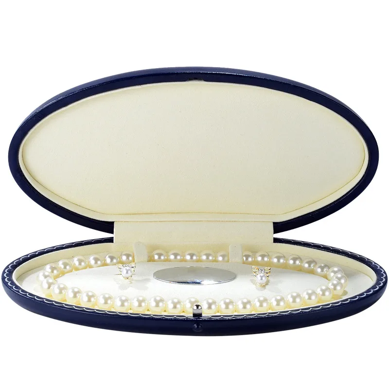 oval premium leather case