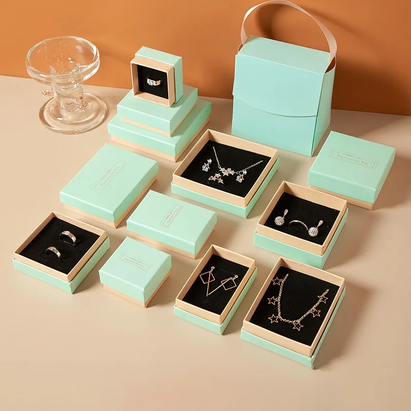 jewelry boxes in elegant pastel mint green design 5 pastel mint green box