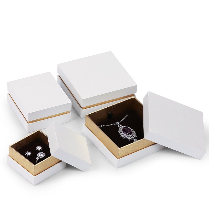 white gift boxes