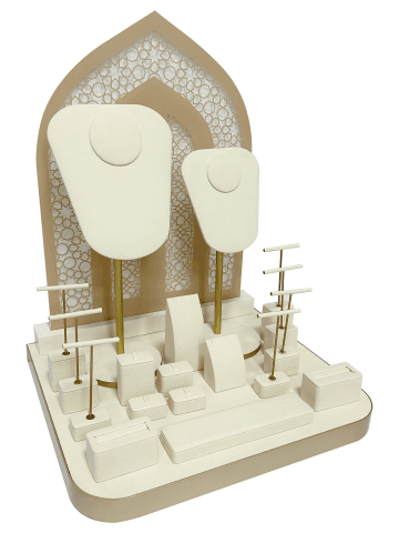 Comparing wood, metal, and linen jewelry display stands 3 Metal Jewelry Display Stands