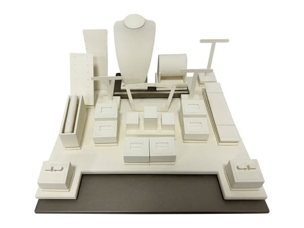 Luxury Aesthetics of Microfiber Jewelry Displays