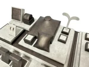What Sets Microfiber Jewelry Displays Apart for Necklace and Earring Shelves