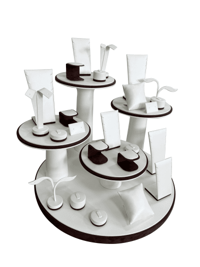 What Sets Microfiber Jewelry Displays Apart for Necklace and Earring Shelves 2 Aesthetic Appeal And Variety