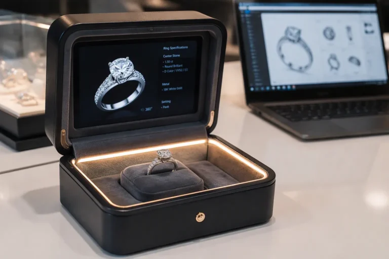 Innovative Tech in Jewelry Packaging: LED Lights and Digital Displays