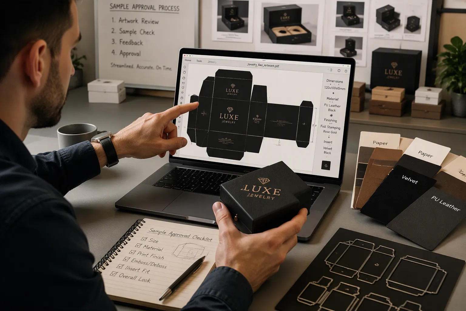 What are the sample lead times for an OEM customized engraved jewelry box? 3 How to Speed Up Your Engraved Jewelry Box Sample